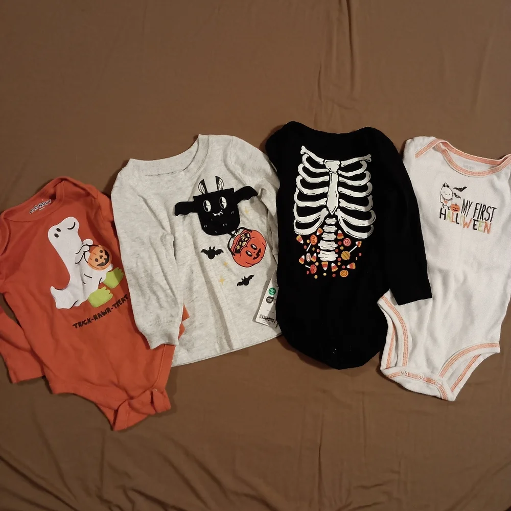 4pc Halloween Onesie Bundle